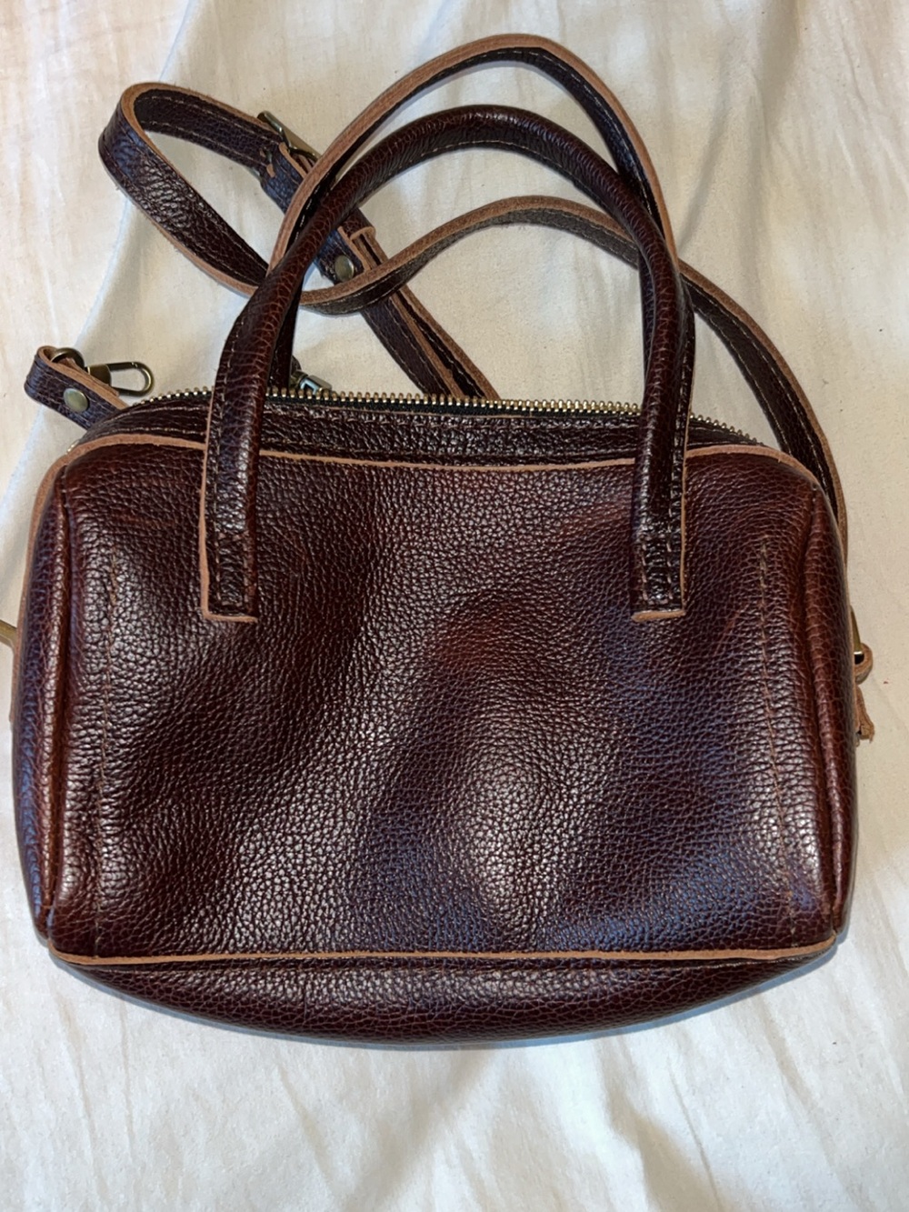Portland Leather Small Sloan Doctor Bag in Coldbrew